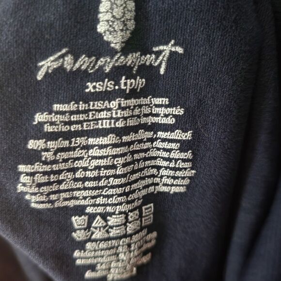 Free People Good Karma Onesie Deepest Navy XS/S - Picture 9 of 9